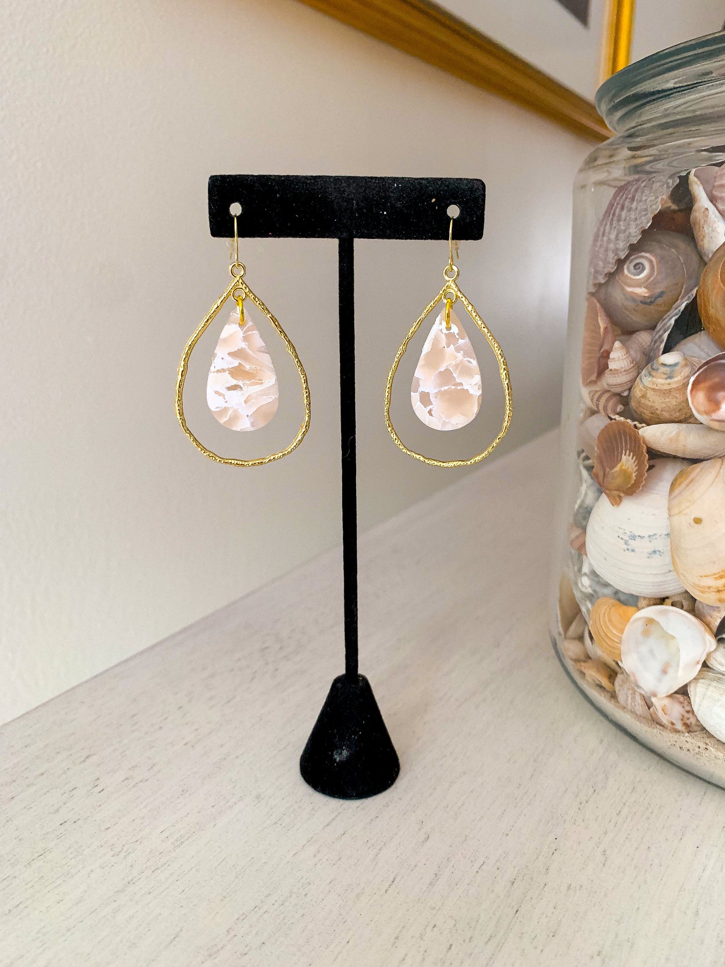 Best Selling Marble Teardrop Dangles