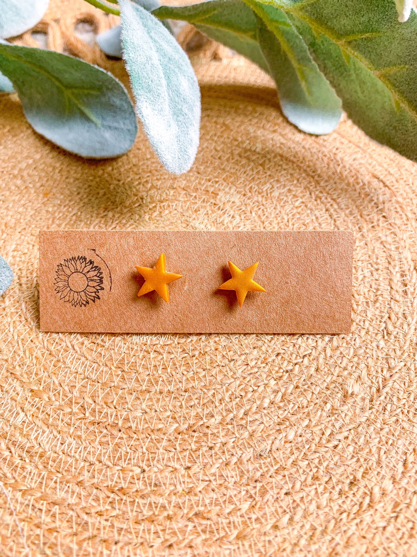 Mini Gold Star Studs