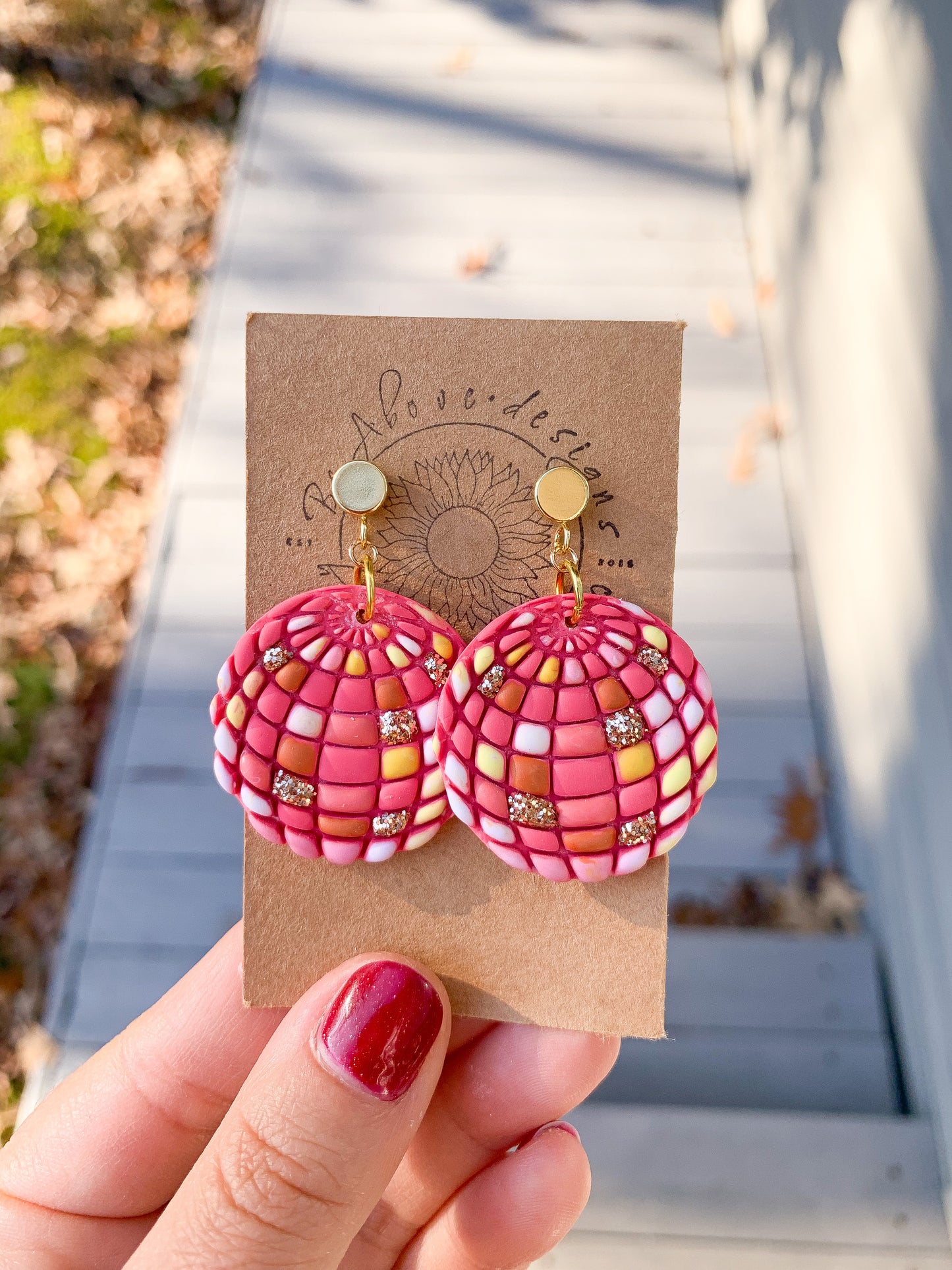 Retro Pink Disco Balls