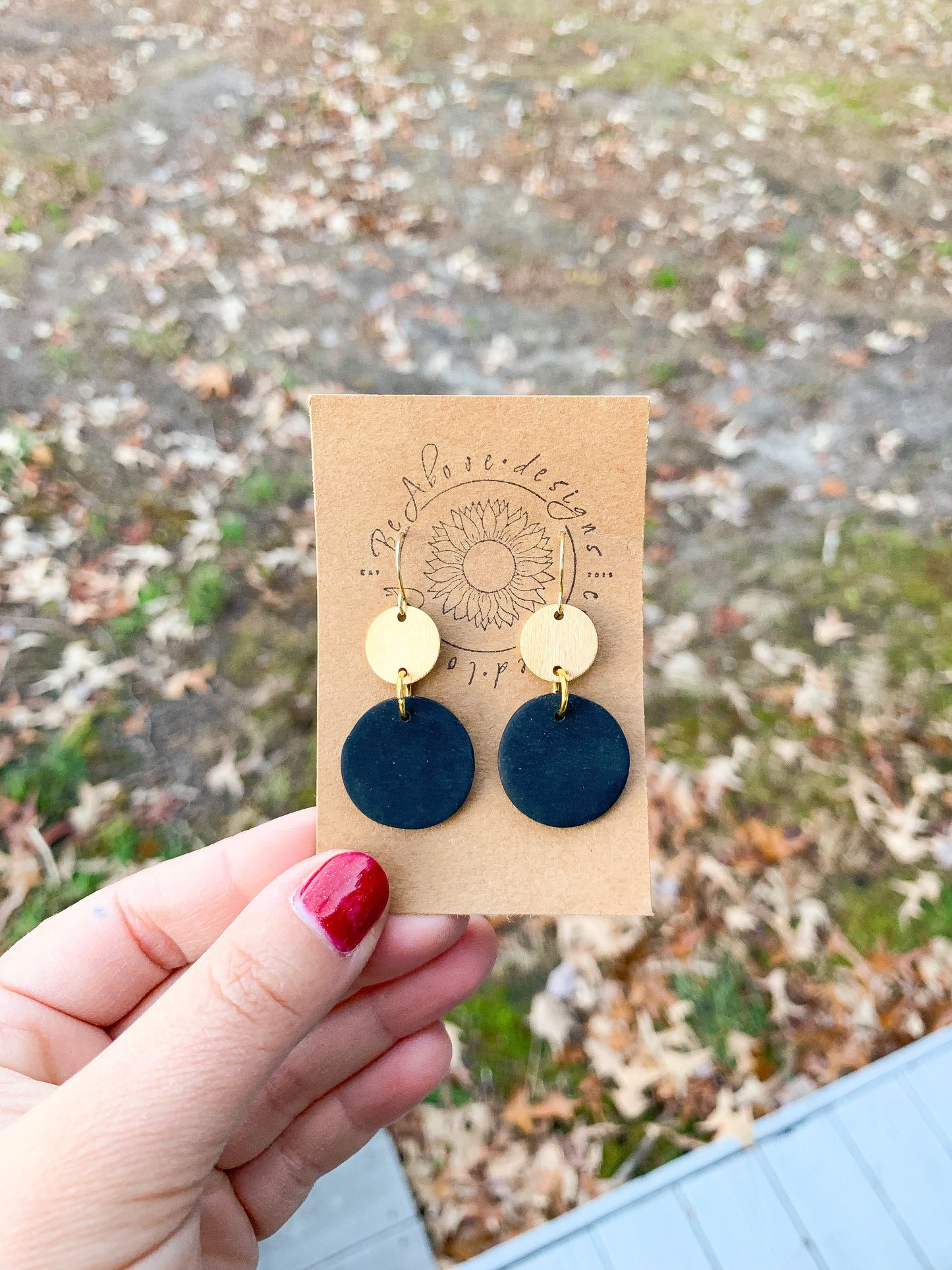 Black and Gold Dangles