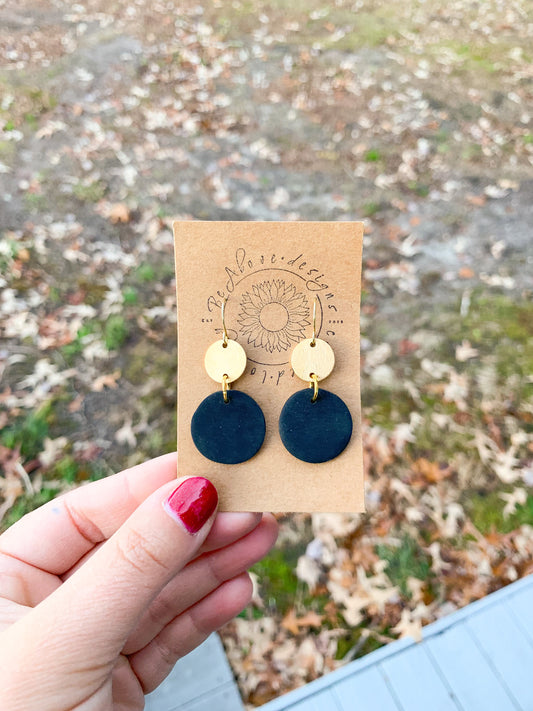 Black and Gold Dangles