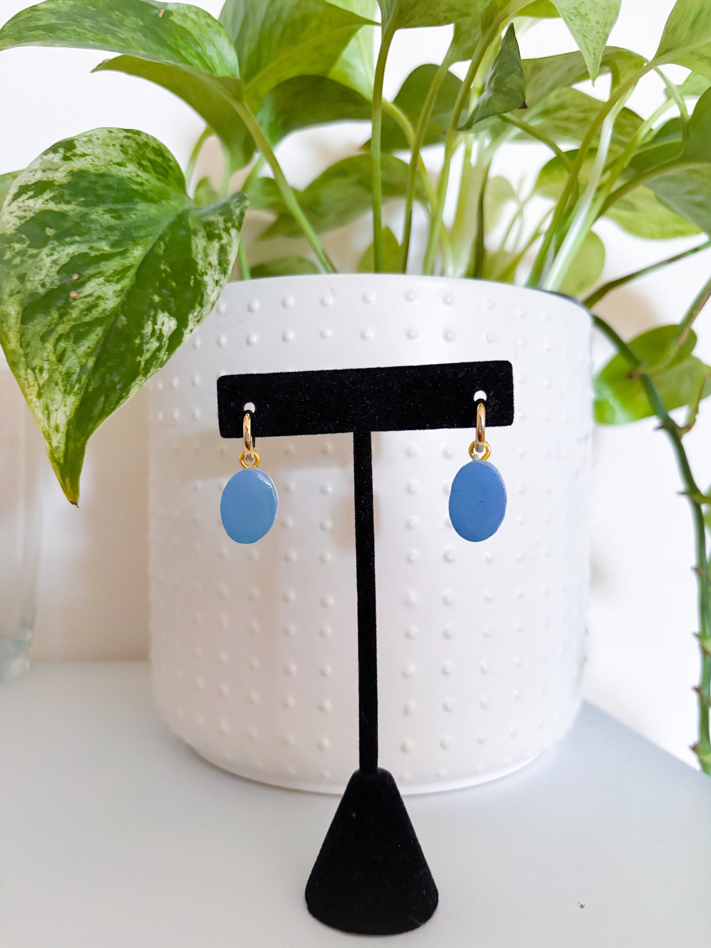 CHARM BAR Reversible Blue Floral Charm