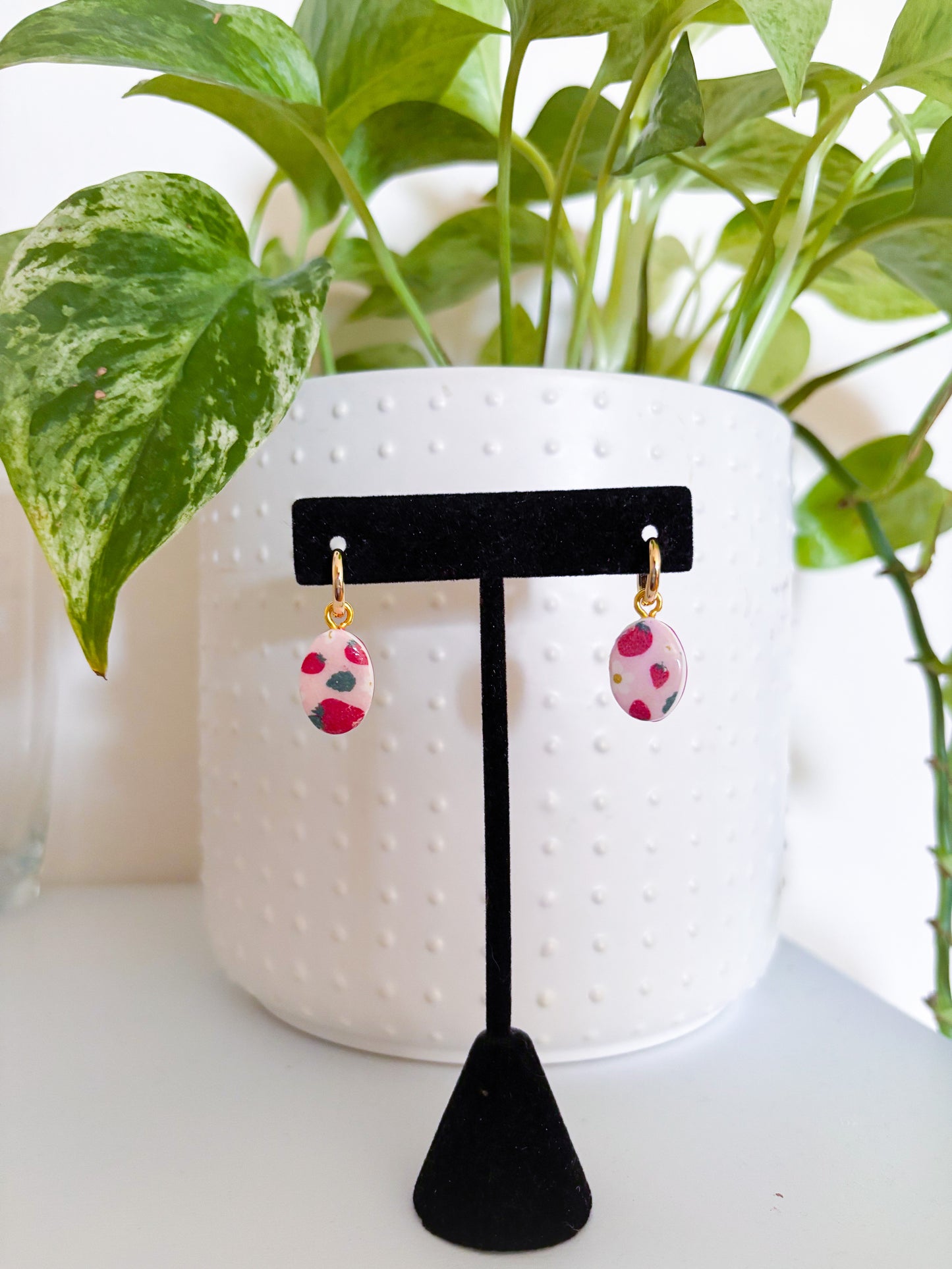 CHARM BAR Reversible Red Strawberry Charm