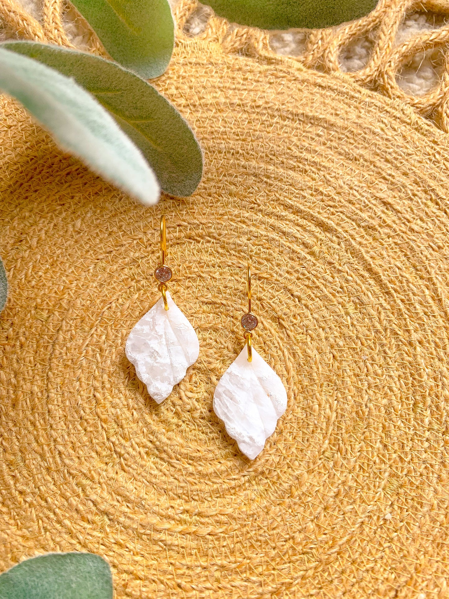 Marble Crystal Dangles