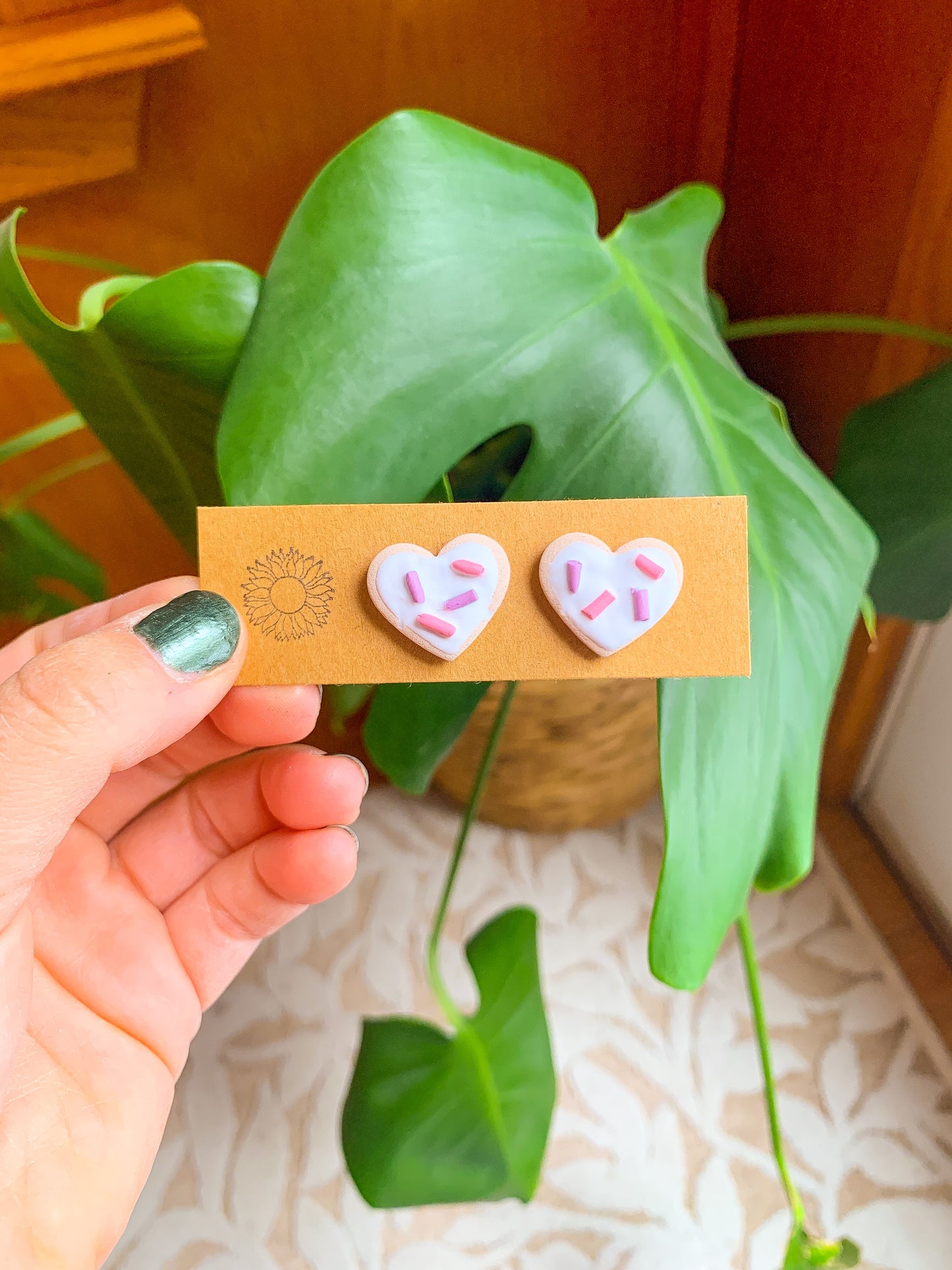 Valentine's Day Sugar Cookie Studs