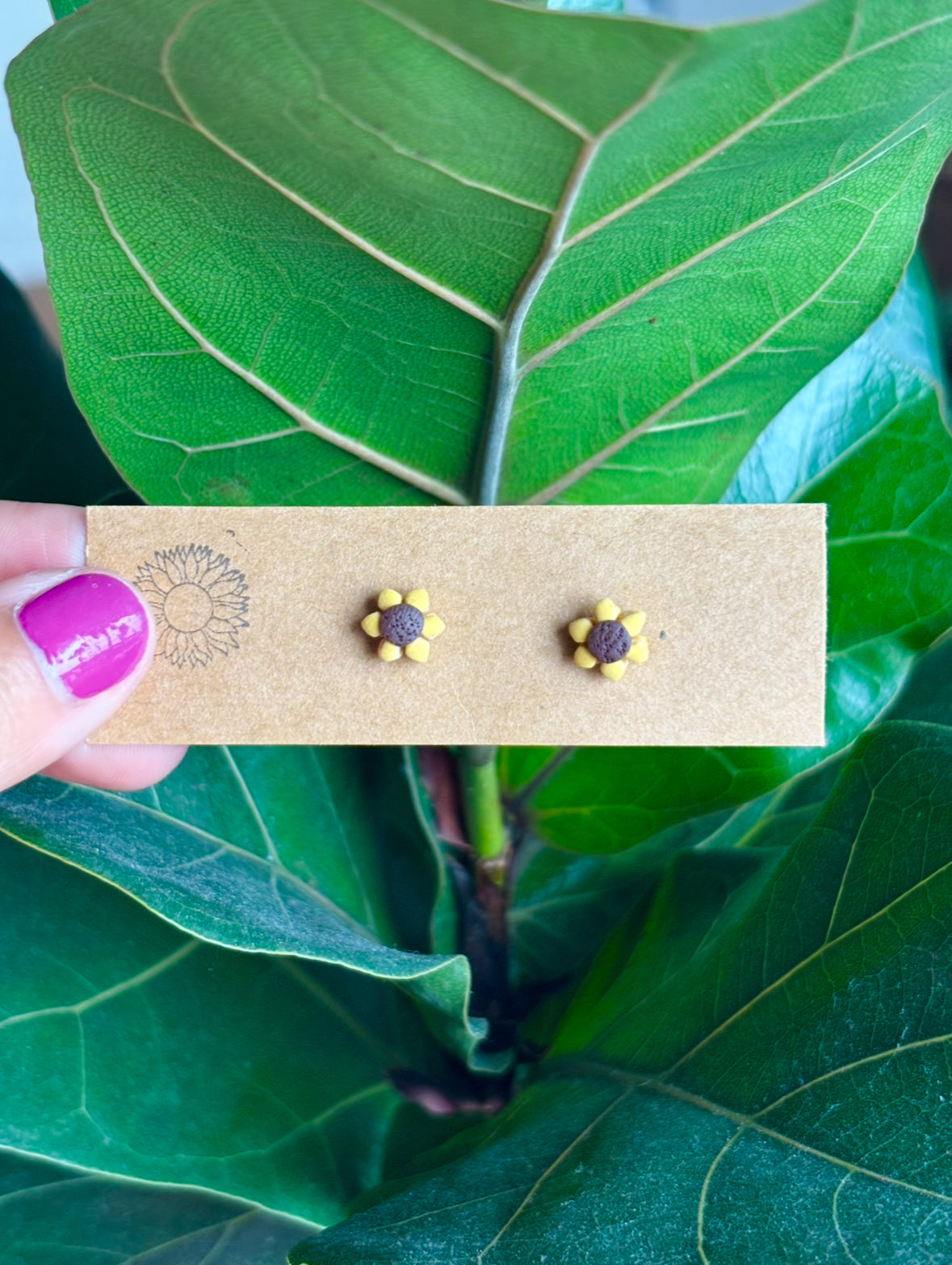 Mini Sunflower Studs