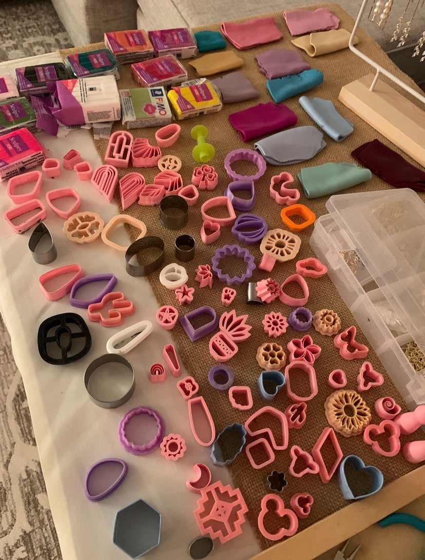 Polymer Clay Earring Make + Sip Workshop @ Beach Bee