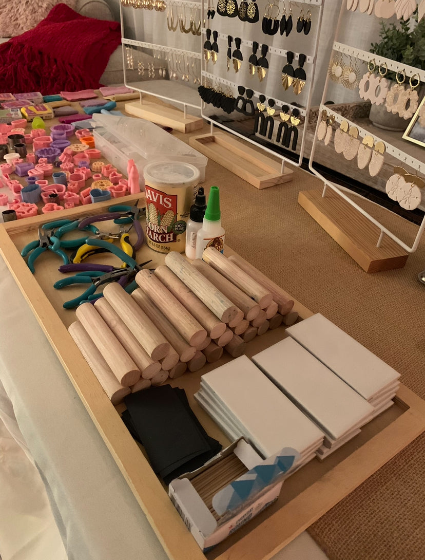 Polymer Clay Earring Make + Sip Workshop @ Beach Bee