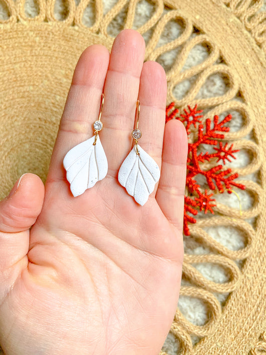 White Fan Dangles