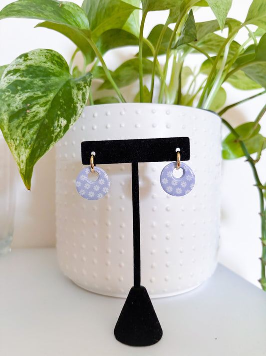 CHARM BAR Blue Floral Charm