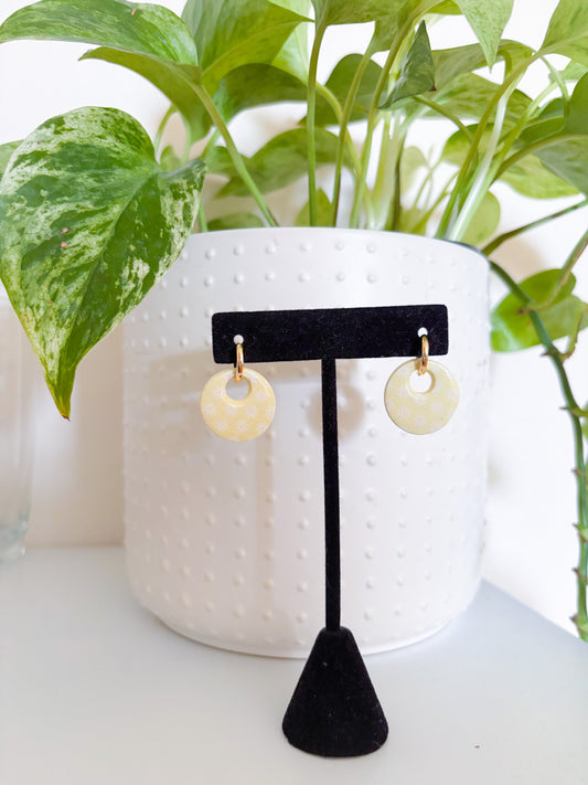 CHARM BAR Pastel Yellow Floral Charm