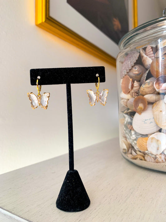 Crystal Butterfly Huggies