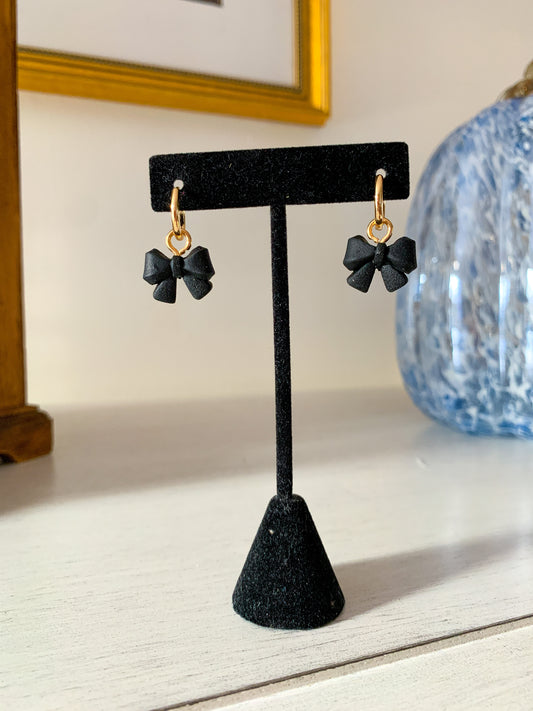 CHARM BAR Black Bow