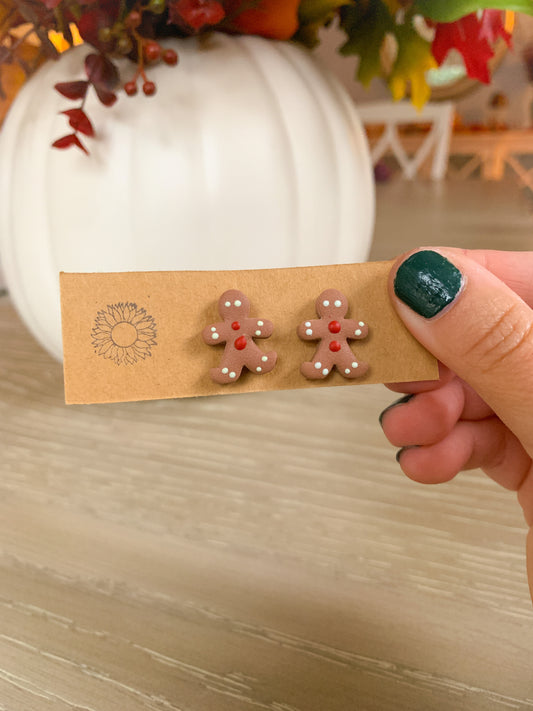 Gingerbread Cookie Studs