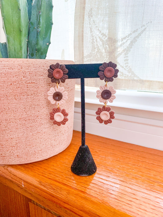 Neutral Flower Dangles