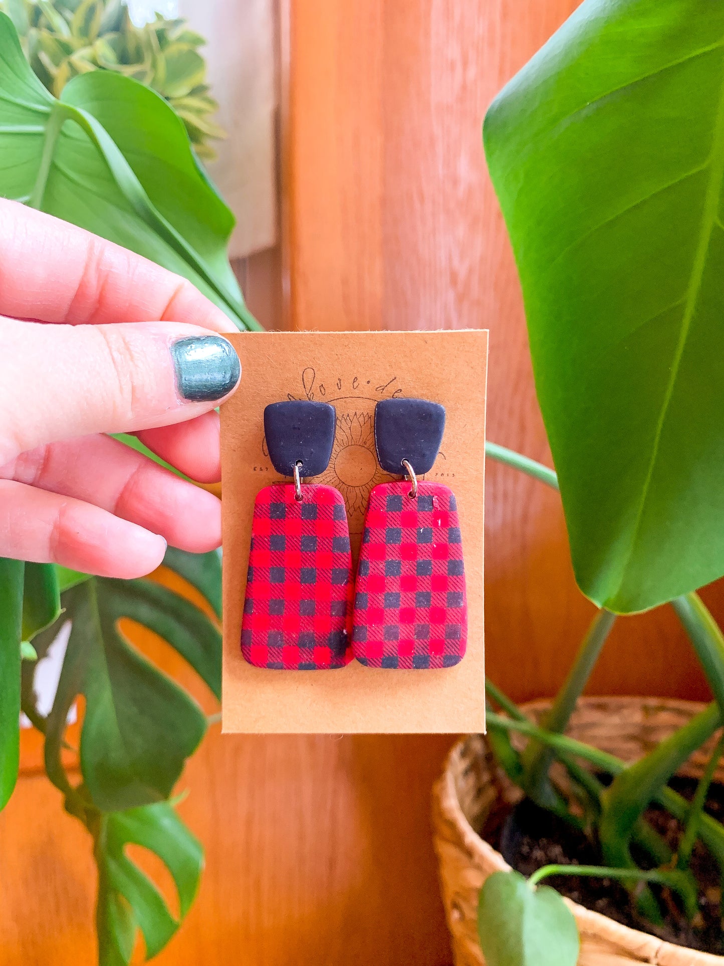 Gingham Dangles