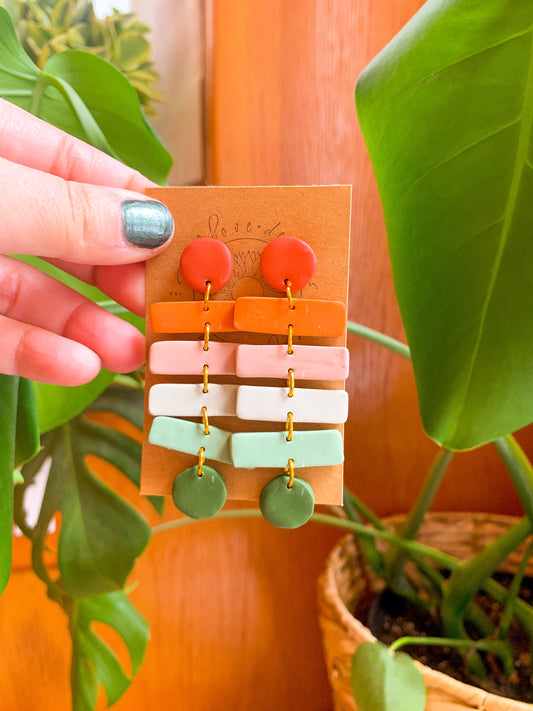Desert Color Tiered Dangles