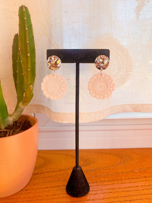 Floral Mandala Dangles