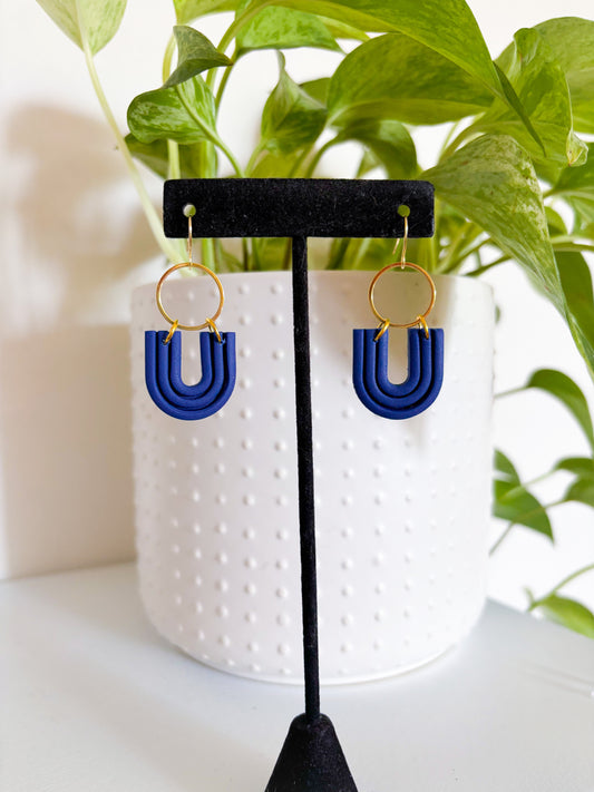 Arch Navy Blue Dangles