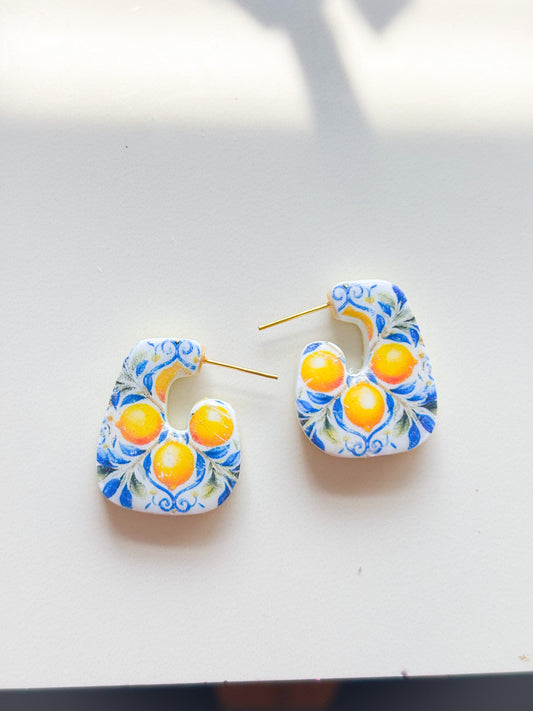 Reversible Lemon + Yellow Hoops
