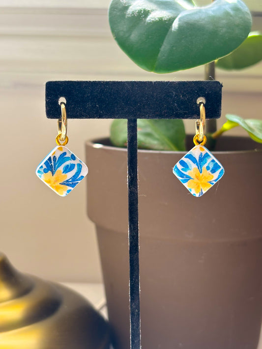 CHARM BAR Reversible Tropical Tile Charms