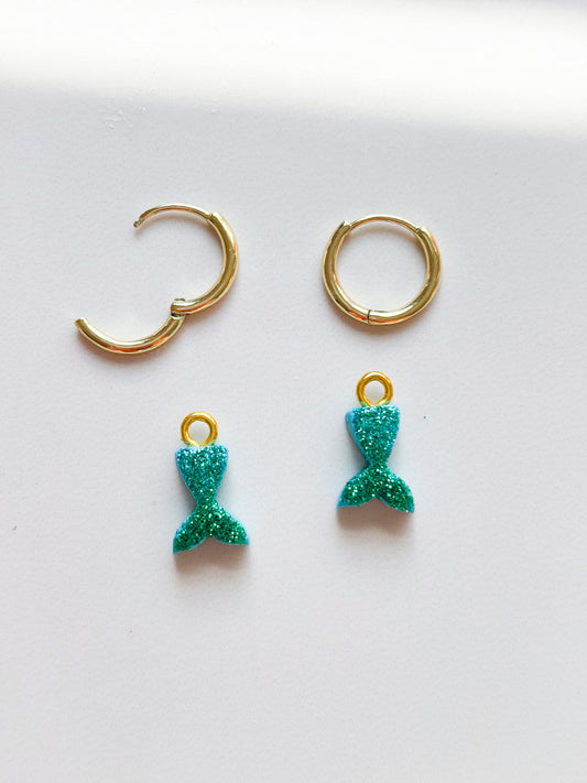 CHARM BAR Sparkly Mermaid Tail Charms