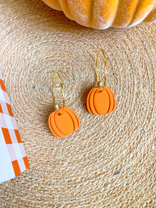 Orange Pumpkin Hoops