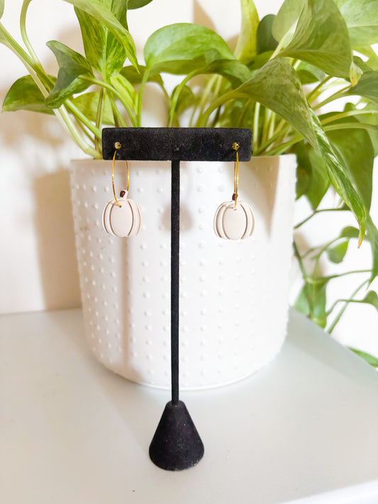 White Pumpkin Hoops