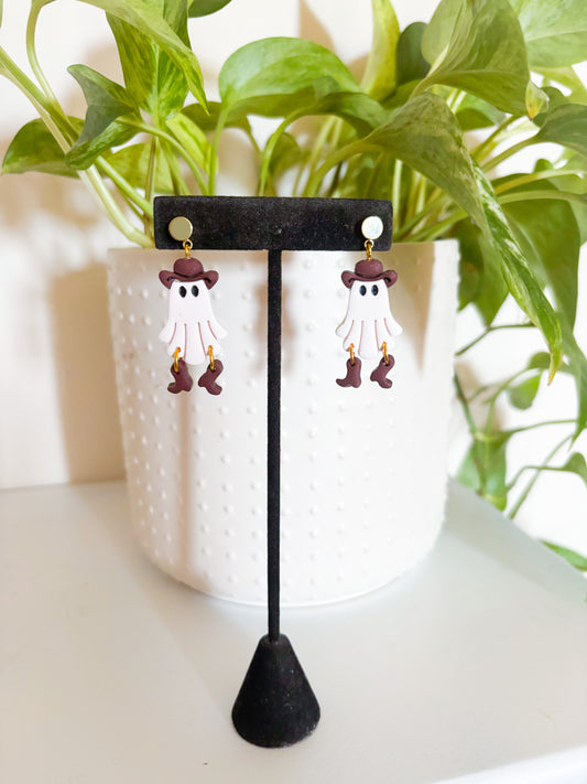 Cowboy Ghost Dangles